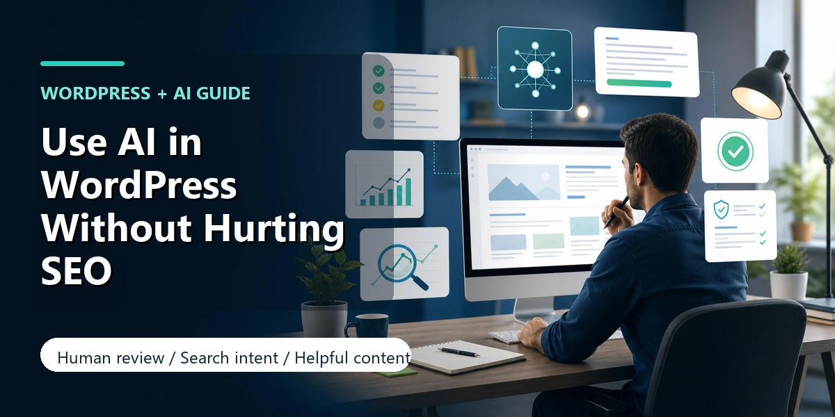 Use AI in WordPress without hurting SEO with human review and helpful content