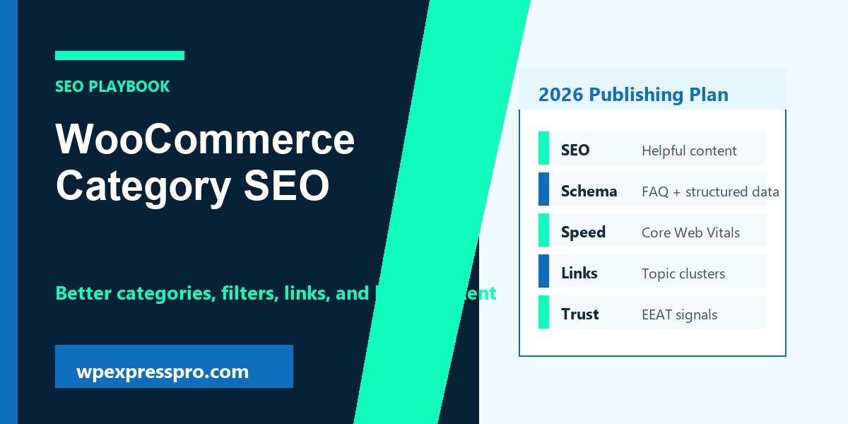 How to Optimize WooCommerce Category Pages for SEO featured image for WPExpressPro