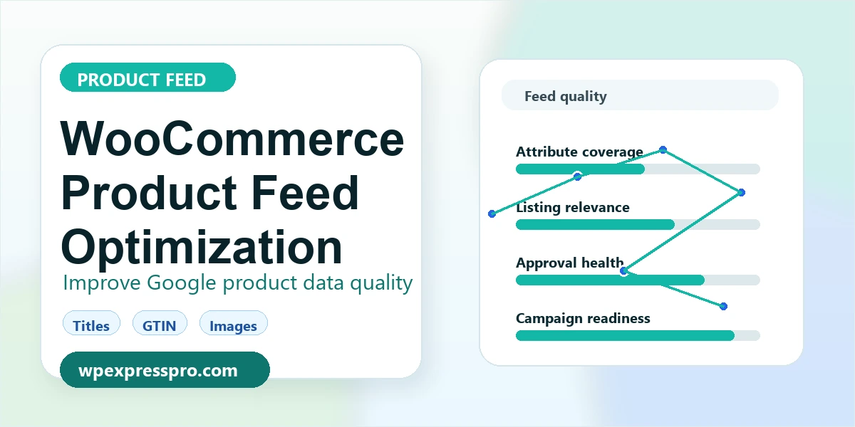 WooCommerce Product Feed Optimization Guide featured image for woocommerce product feed optimization