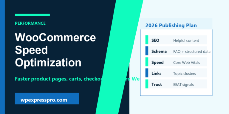 WooCommerce Site Speed Optimization Guide featured image for WPExpressPro