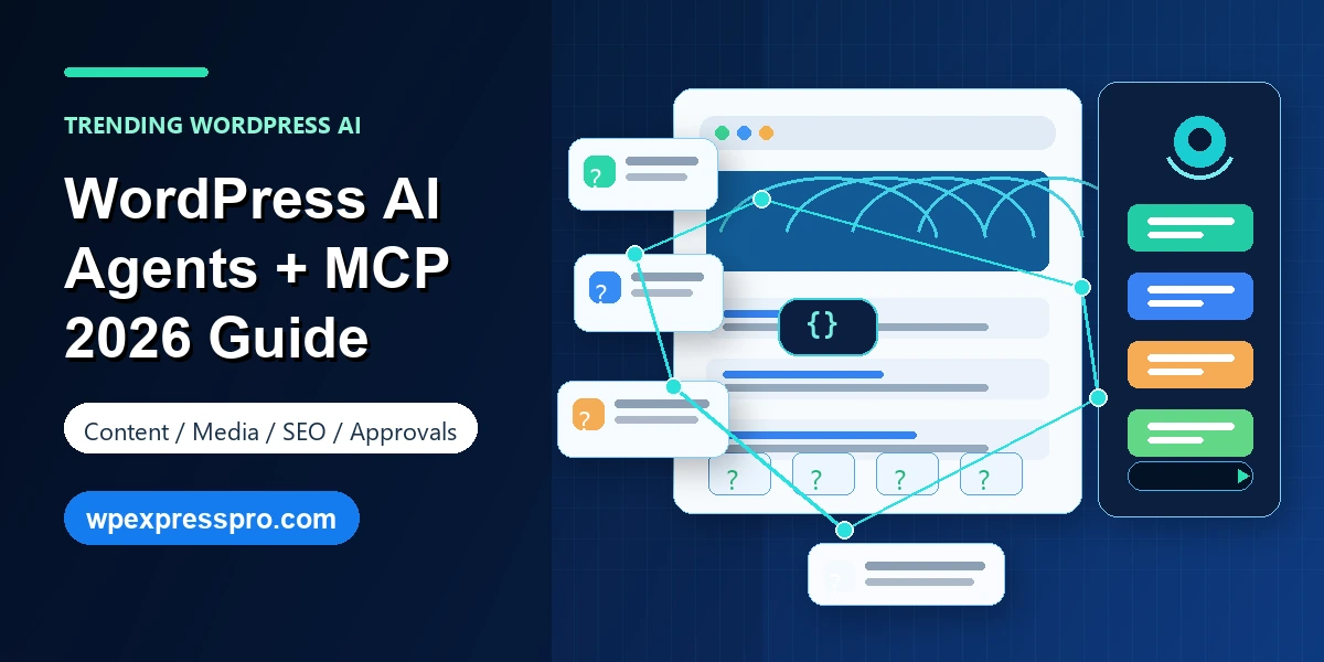 WordPress AI agents and MCP workflow for content media SEO and approvals