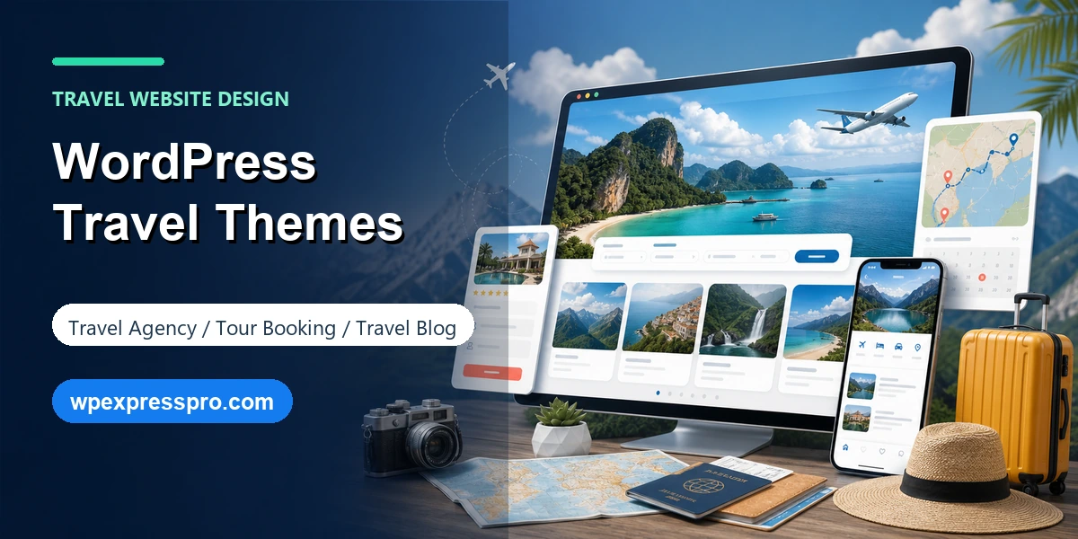 WordPress travel themes for travel agency tour booking and travel blog websites