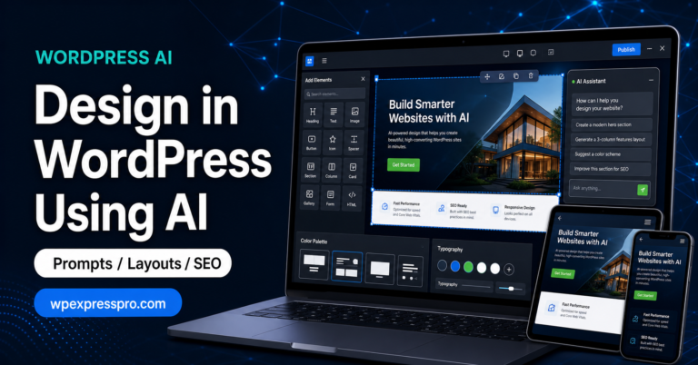 Design in WordPress using AI guide by WPExpressPro