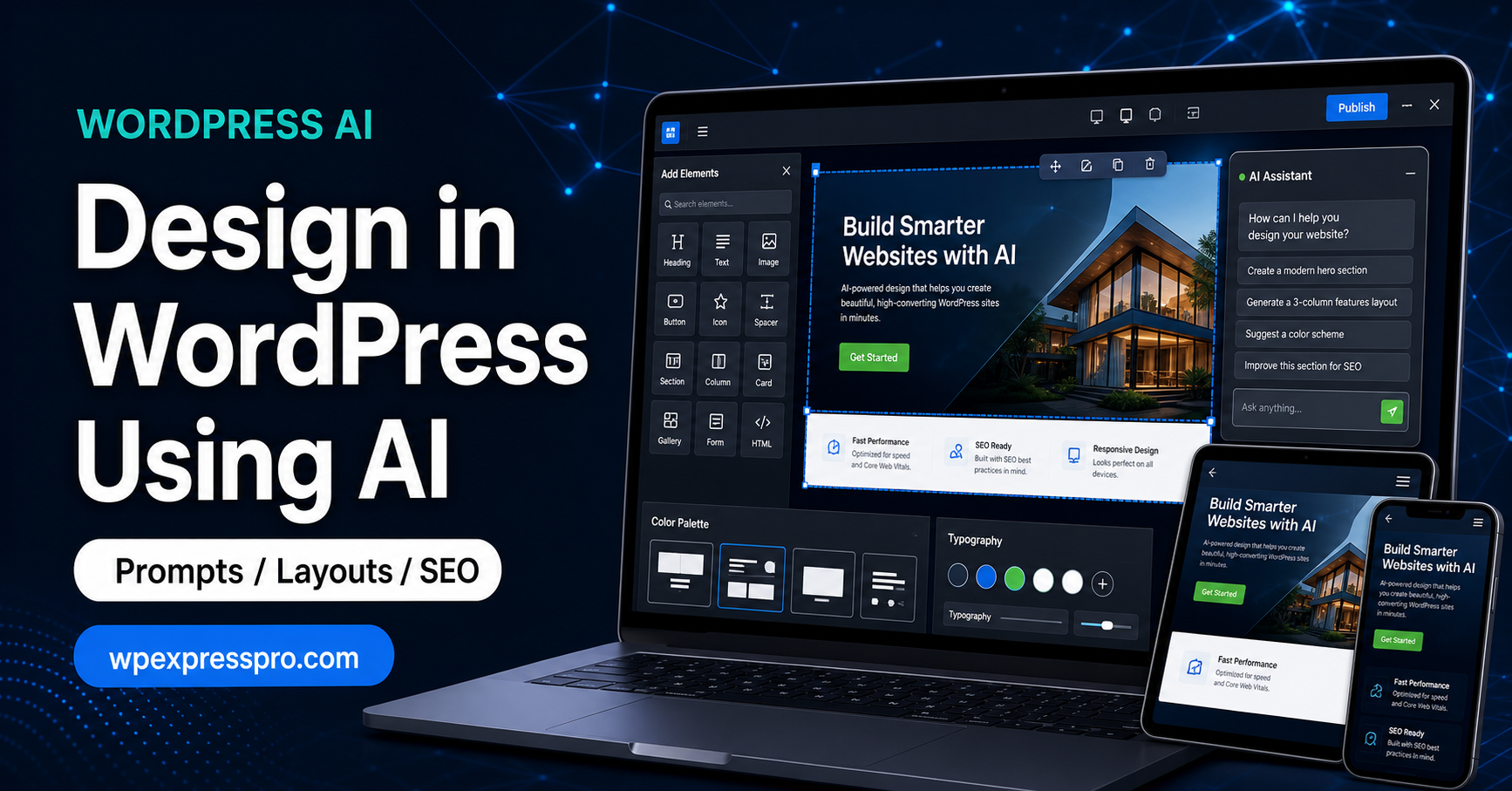 Design in WordPress using AI guide by WPExpressPro